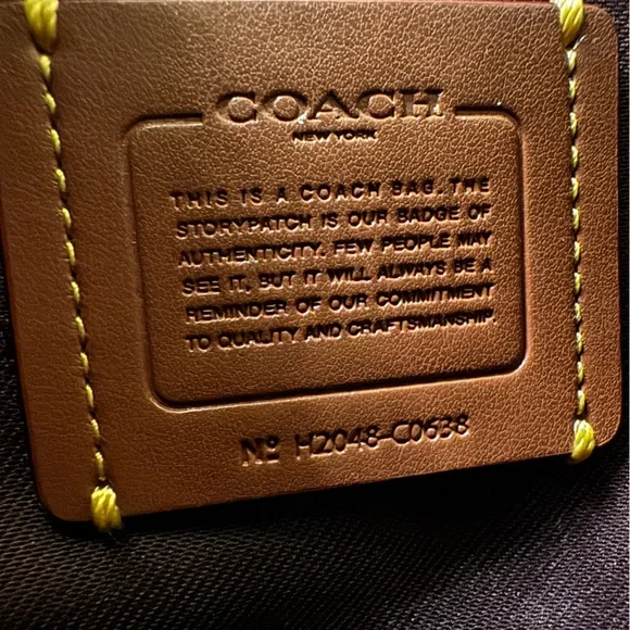 Coach Swinger Bag in Retro Teal - Picture 9 of 10